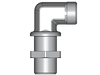 90° Winkel-Schottverschraubung WSV – 16 mm – S – Schwer – Stahl verzinkt (Cr(VI)-frei) – WSV16SOMD