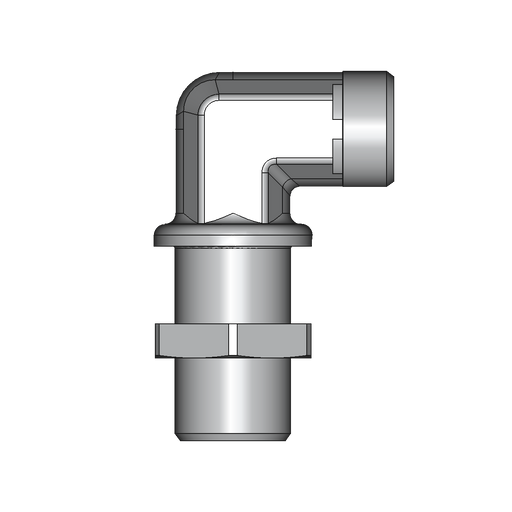 90° Winkel-Schottverschraubung WSV – 16 mm – S – Schwer – Stahl verzinkt (Cr(VI)-frei) – WSV16SOMD