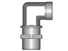 90° Winkel-Schottverschraubung WSV – 30 mm – S – Schwer – Stahl verzinkt (Cr(VI)-frei) – WSV30SOMD