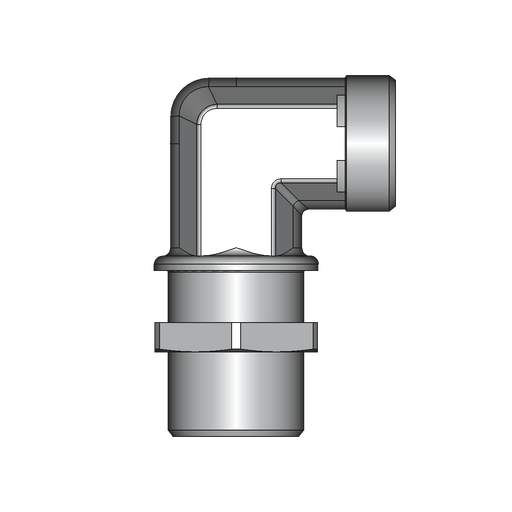 90° Winkel-Schottverschraubung WSV – 30 mm – S – Schwer – Stahl verzinkt (Cr(VI)-frei) – WSV30SOMD