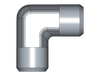 90° Winkelstutzen (Adapter) W – 6 mm – L – Leicht – Stahl verzinkt (Cr(VI)-frei) – W6LX