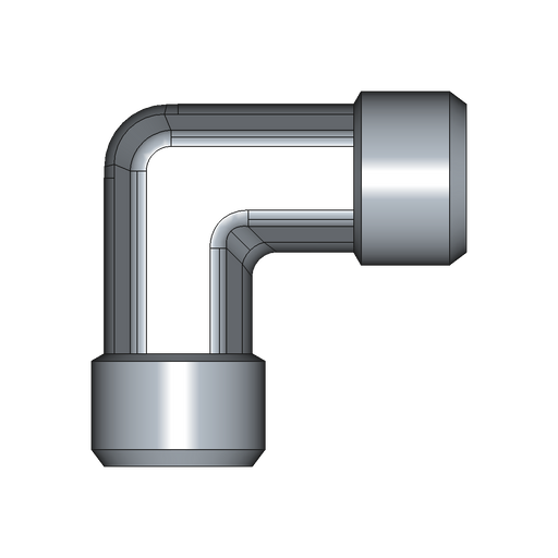 90° Winkelstutzen (Adapter) W – 6 mm – S – Schwer – Stahl verzinkt (Cr(VI)-frei) – W6SX