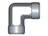 90° Winkelstutzen (Adapter) W – 10 mm – S – Schwer – Stahl verzinkt (Cr(VI)-frei) – W10SX