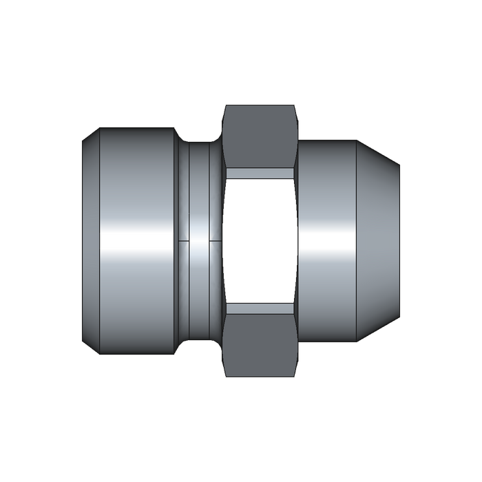 Anschweißstutzen AS – M18x1.5 – 12 mm – L – Leicht – Stahl verzinkt (Cr(VI)-frei) – AS12LOMD