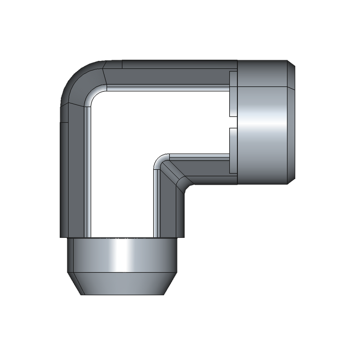 90° Winkel-Anschweißstutzen WAS – 16 mm – S – Schwer – Stahl verzinkt (Cr(VI)-frei) – WAS16SOMD
