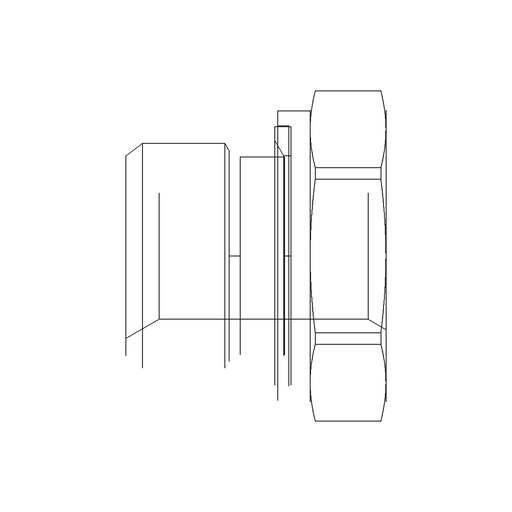 Reduzieradapter RI – Stahl verzinkt (Cr(VI)-frei) – RI1/2EDX1/4