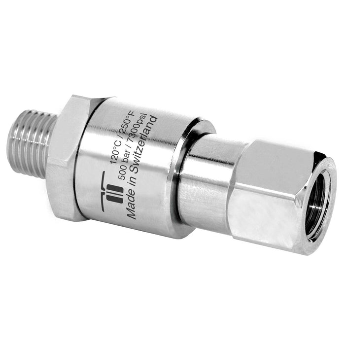 Drehgelenk DGVI-06 1/4"AG konisch - 1/4"IG 500 Bar 30 U/min 120°C