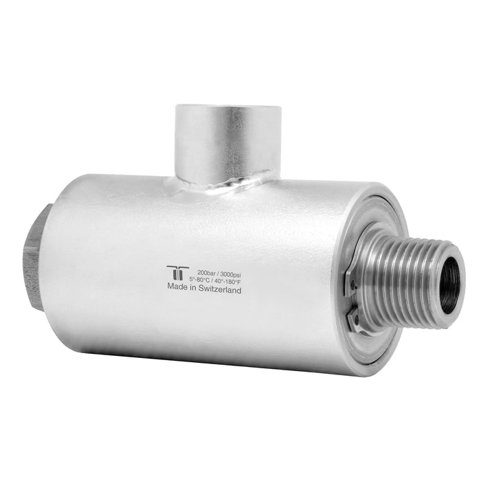 Winkeldrehgelenk WDRS-13 1/2IG:1/2AGK 200 bar 150 U/min 5 - 80°C mit Lagerschutz