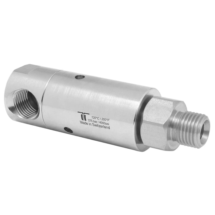 Drehgelenk DYL-06-90° 1/4"IG - 1/4"AG 275 bar 2000U/min 120°C