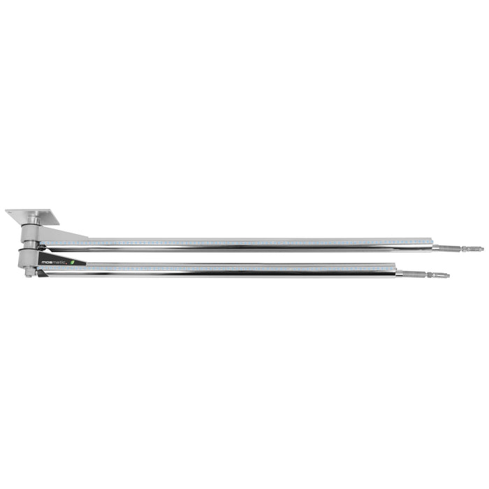 Doppeldeckenkreisel-P 2-Med. LED 1600/1750 E:1/4IG A:1/4AG VA-poliert