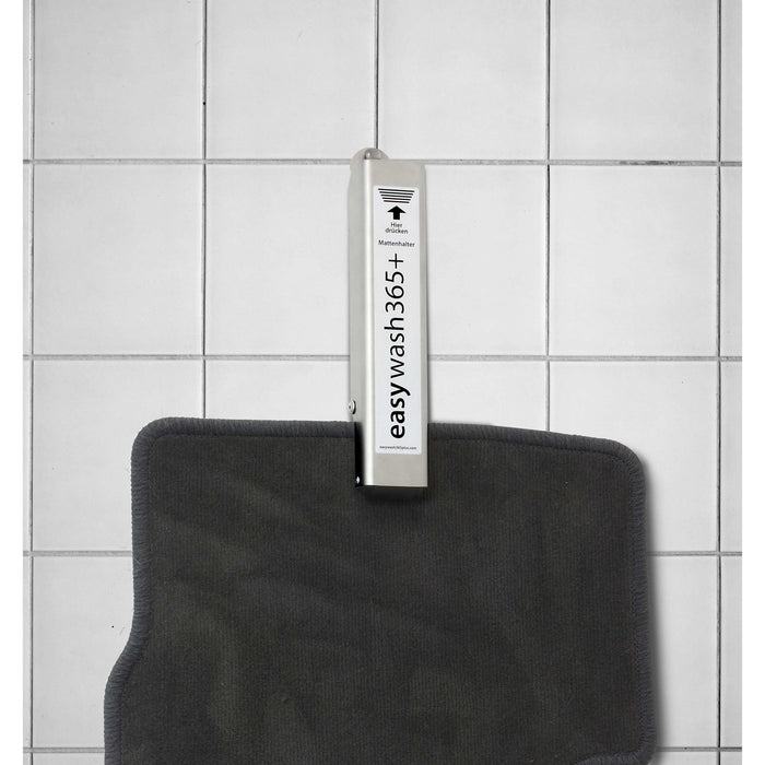 Mattenhalter easywash365+® Edelstahl mit Rolle