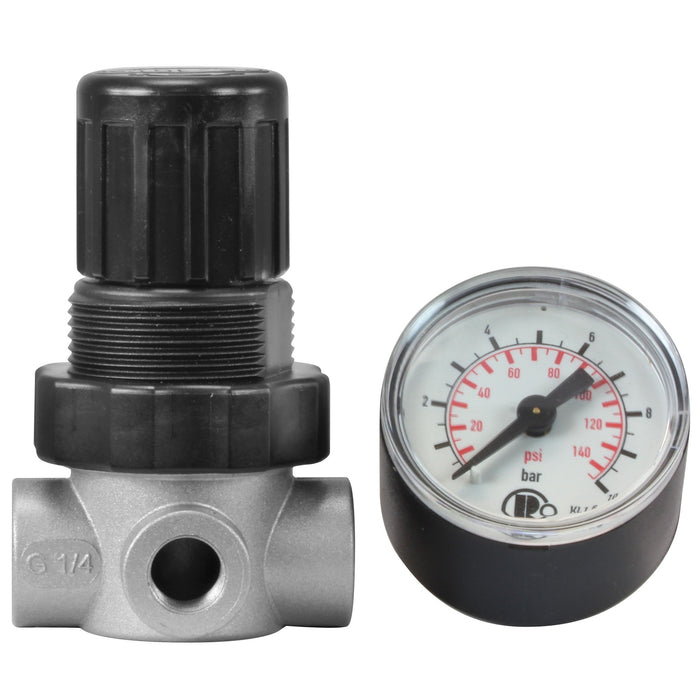 Druckminderer 0,5-10 bar incl.Manometer Eingangdruck max. 28 bar 60°C