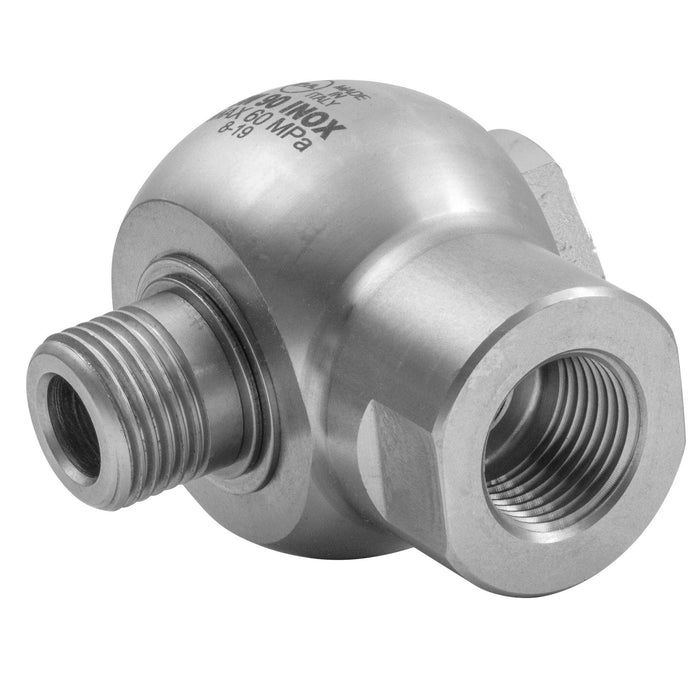 Winkel Drehgelenk 1/2"IG:1/2"AG 600 bar VA