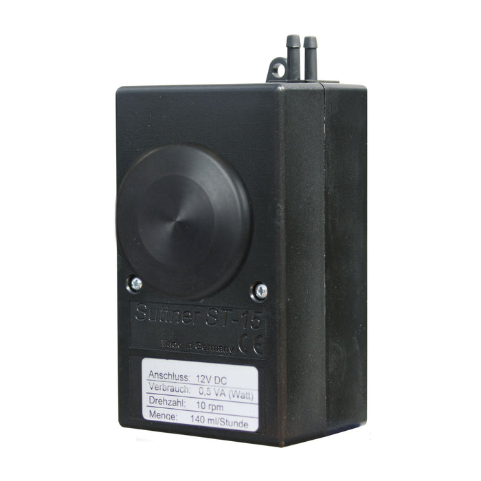 Chemiepumpe ST-15 140 ml/h 12 VDC 10u/m WEEE-Reg.Nr. DE 46964595