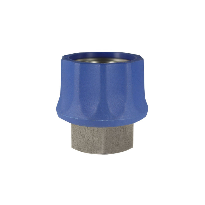 Kupplung ST-45-250 3/8 IG Edelstahl blau