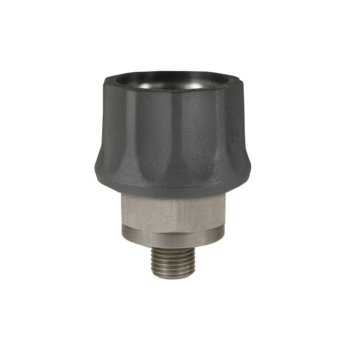 Kupplung ST-45-600 1/4"AG Edelstahl schwarz