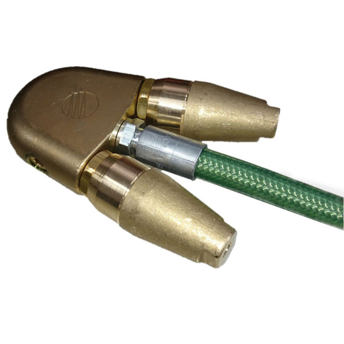 Flunderdüse 3/8"IG 2x1/4" AG Messing für Turbodüsen ST-357