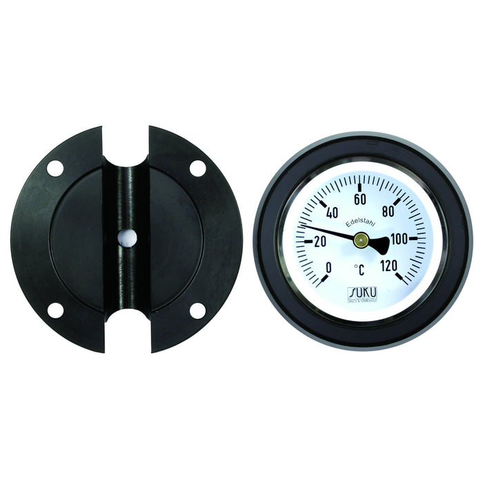 Weeddevil ST-97 Thermometer 0-120°C Nachrüstsatz mit Befestigung für Rohr ø 16 mm