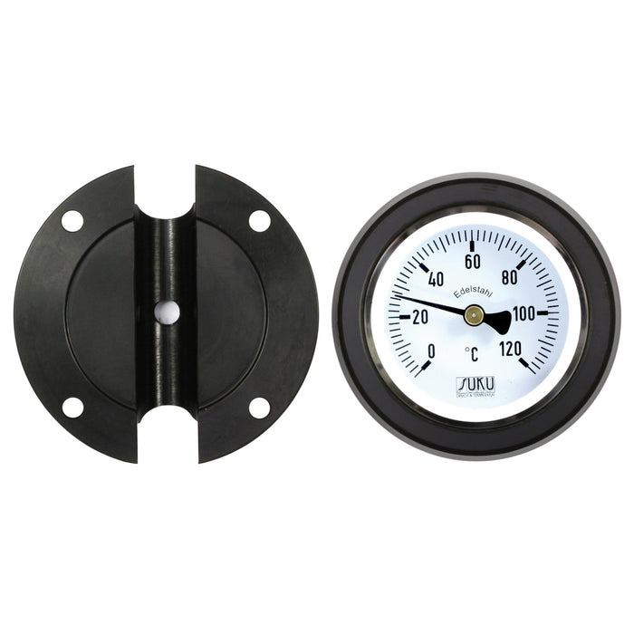 Weeddevil ST-97 Thermometer 0-120°C Nachrüstsatz mit Befestigung für Rohr ø 16 mm