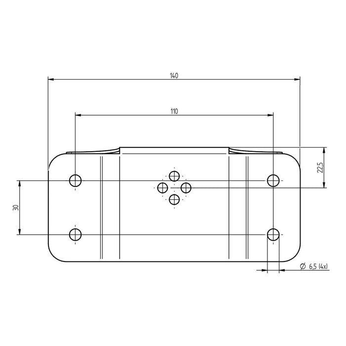 Wandhalter ST-160 Edelstahl