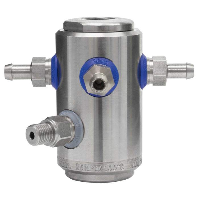 Injektor ST-160.3-075 3x1,1/1,4 1/2"IG Luftanschluß 1/4"AG mit Wandhalter