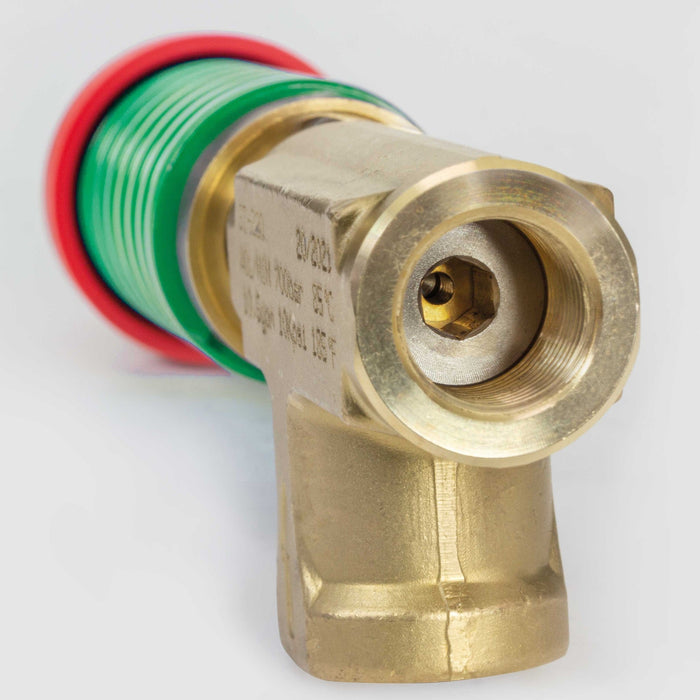 Druckbegrenzungsventil ST-230 425 bar 60°C Eingang: 1/4"IG Ausgang: 3/8"IG Feder grün