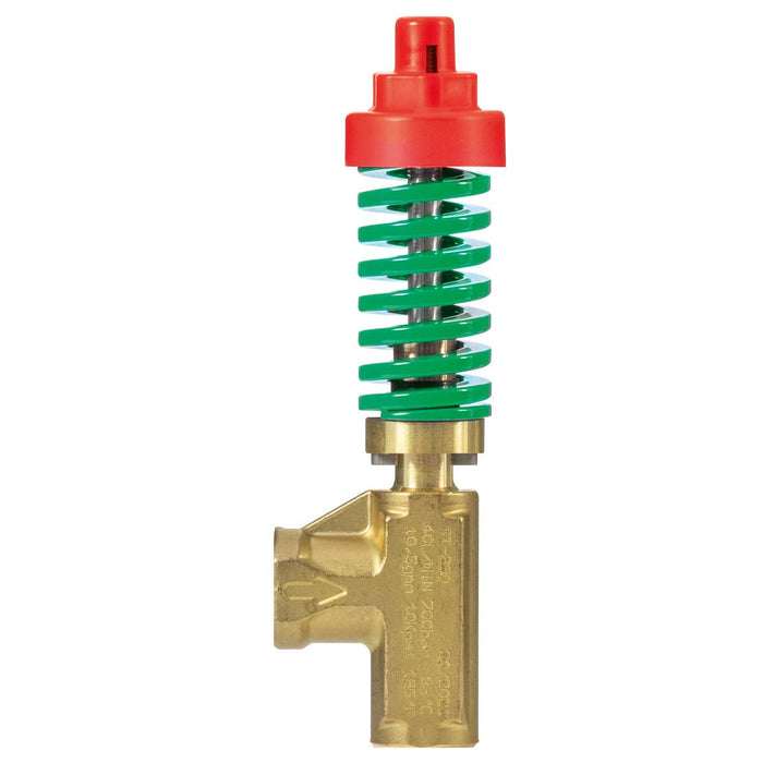Druckbegrenzungsventil ST-230 425 bar 60°C Eingang: 1/4"IG Ausgang: 3/8"IG Feder grün