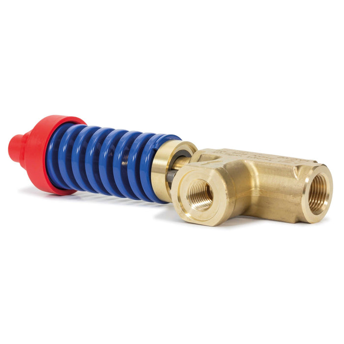 Druckbegrenzungsventil ST-230 700 bar 60°C Eingang: 1/4"IG Ausgang: 3/8"IG Feder blau