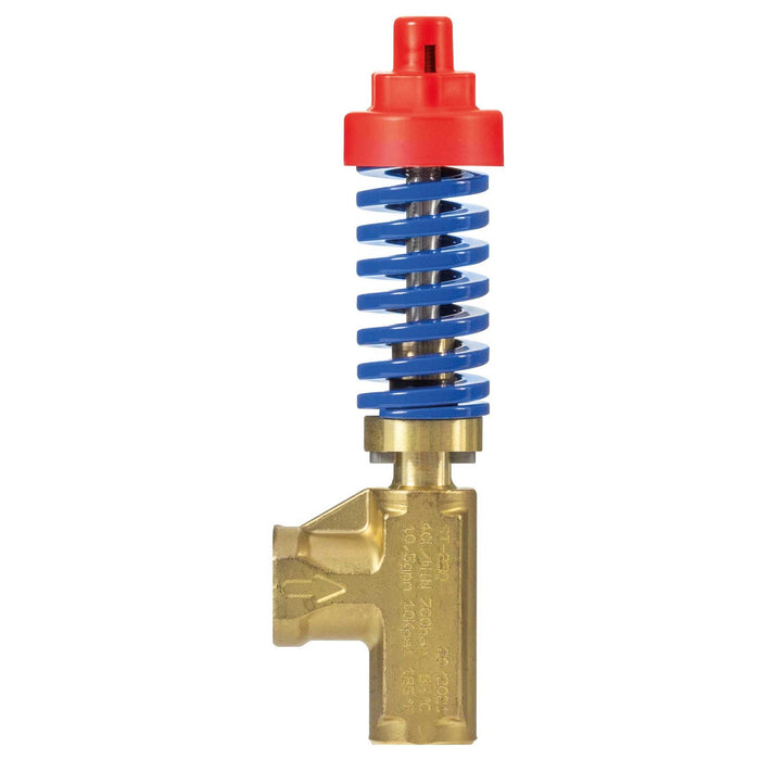 Druckbegrenzungsventil ST-230 700 bar 60°C Eingang: 1/4"IG Ausgang: 3/8"IG Feder blau