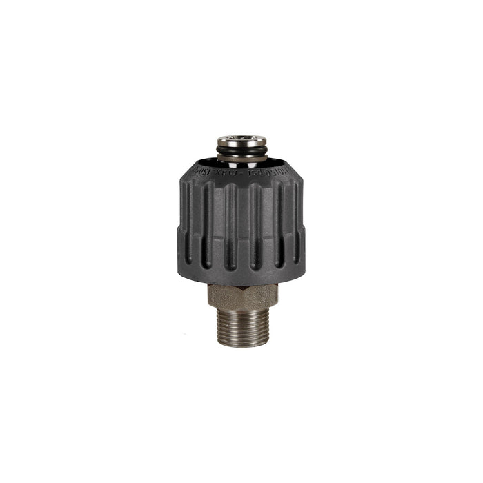 Handverschraubung 24:3/8AG VA/schwarz max. 700 bar