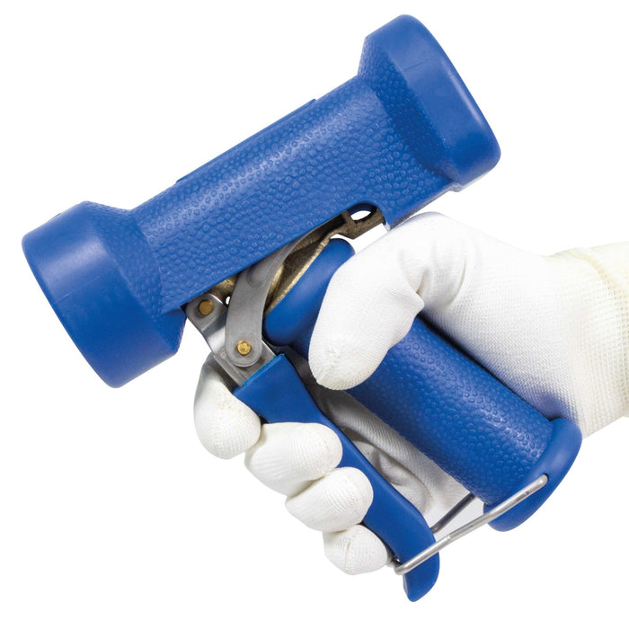 Pistole ST-1200 1/2"IG MS/Edelstahl blau Max.24 bar/50°C
