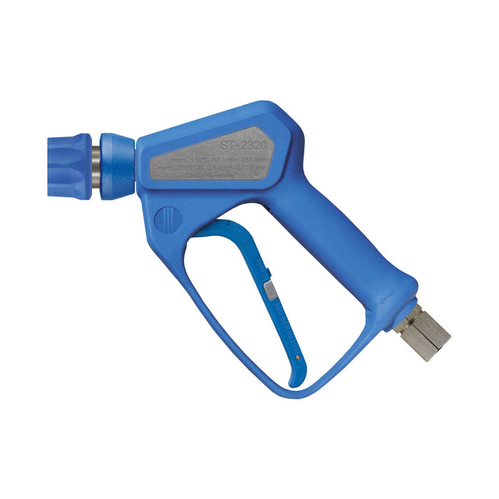 Pistole ST-2320 blau E:1/2"IG drehbar A:ST-3100 Max. 150 bar / 80 l/min / 150°C