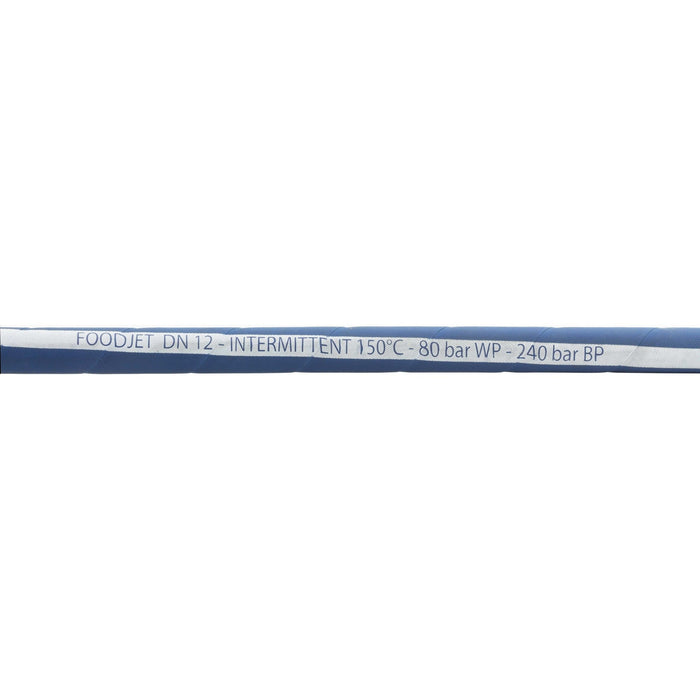 Schlauch Foodjet DN 12 blau 80 bar 150°C gewickelt Restposten, max. Schlauchlänge 15 Meter.Nachfolgemodell 303601