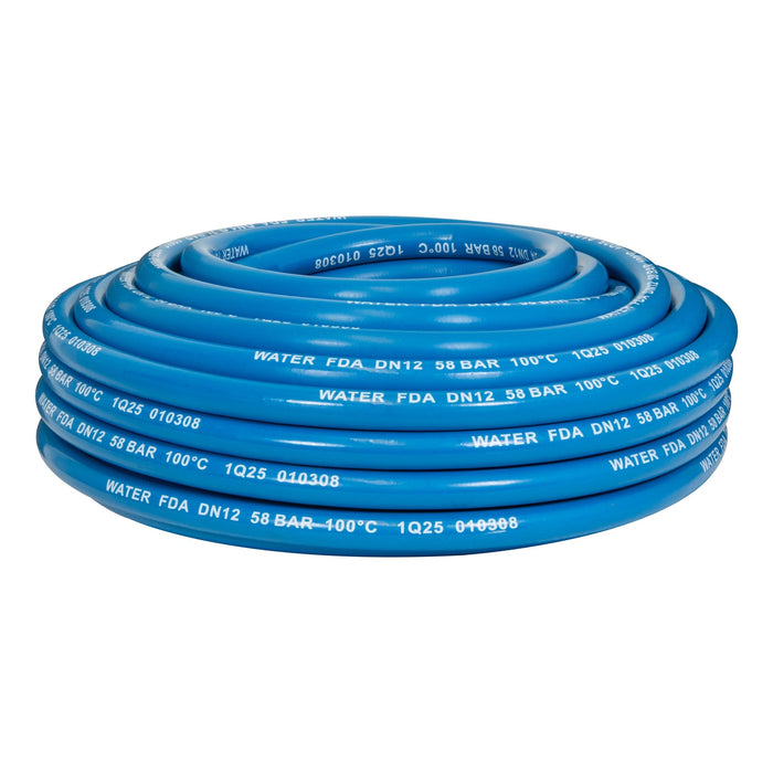 Wasserschlauch 1/2 blau Meterware max. 100 Mtr. FDA-konform