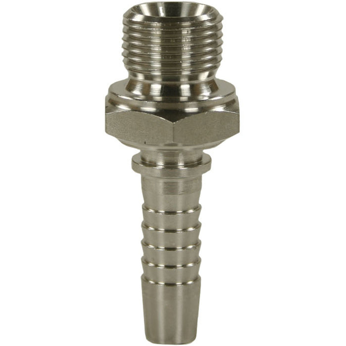 Preßnippel AGR 3/8 NW 10 Edelstahl V2A