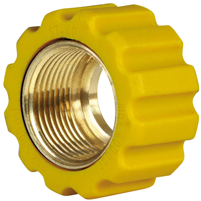 Überwurfmutter 22x1,5 16,4 mm Gelb