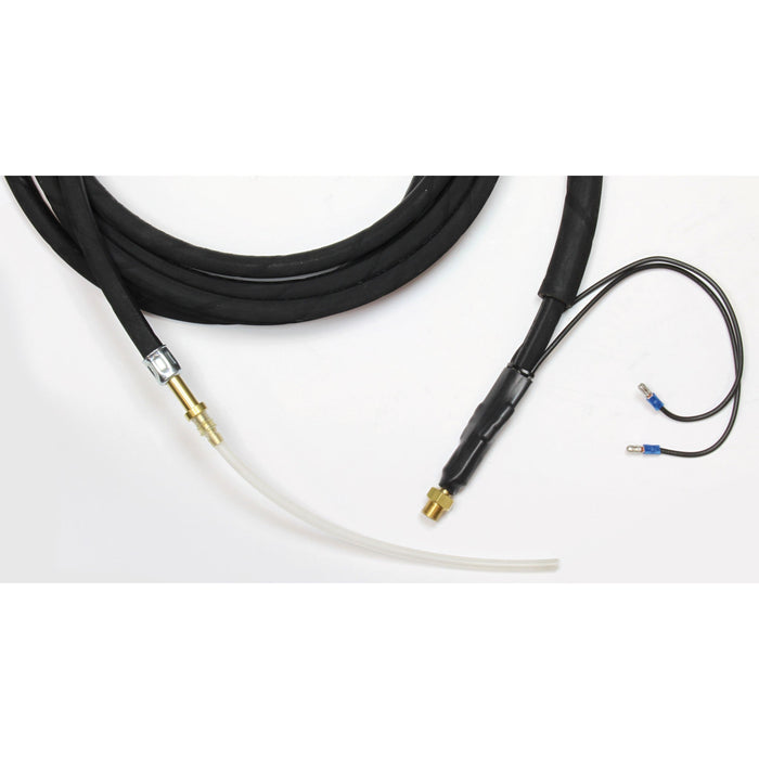 Schlauch 1SN beheizt 4,8 M blaue Lanze 1/4"AG mit E-Kabel : Silikonschlauch