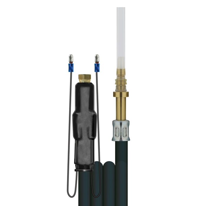 Schlauch 1SN beheizt 7,2 M 1/4"IG mit E-Kabel : Silikonschlauch, kpl. Einheit