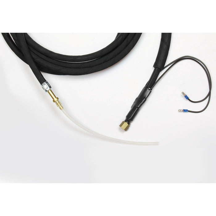 Schlauch 1SN beheizt 7,2 M 1/4"IG mit E-Kabel : Silikonschlauch, kpl. Einheit