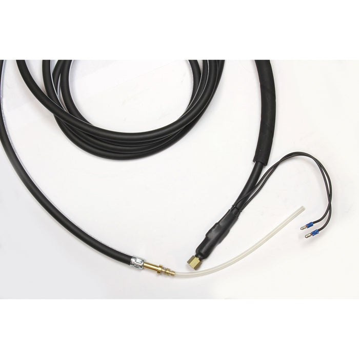 Schlauch soft beheizt 7,2 M 1/4"IG mit E-Kabel : Silikonschlauch, kpl. Einheit
