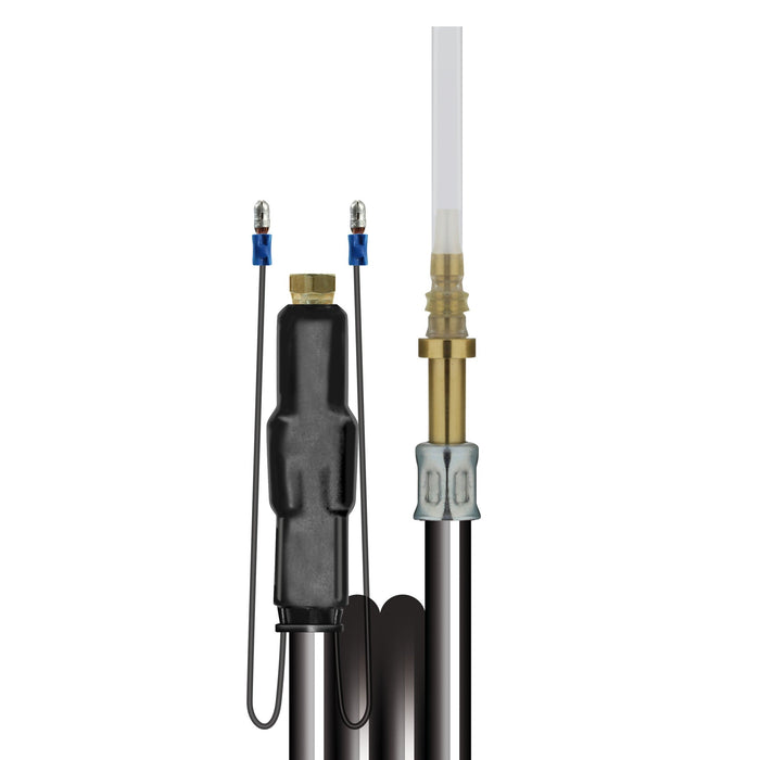Schlauch soft beheizt 7,2 M 1/4"IG mit E-Kabel : Silikonschlauch, kpl. Einheit