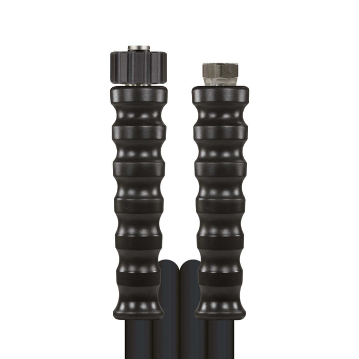 Schlauch 1SN-06 SW 10 M.DKO 22 : DKR 3/8" + GKS Schwarz glatt