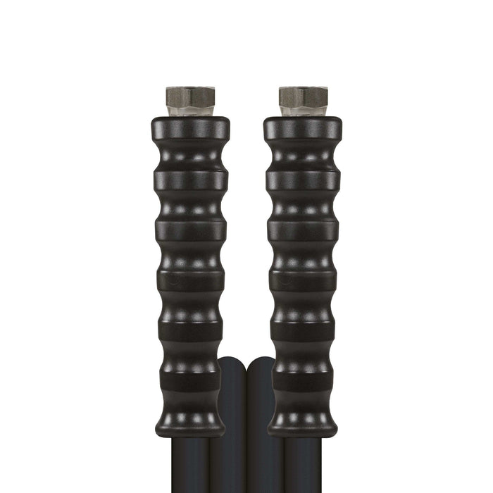 Schlauch 1SN-06 SW 10 M.AGR 1/4" + GKS Schwarz glatt