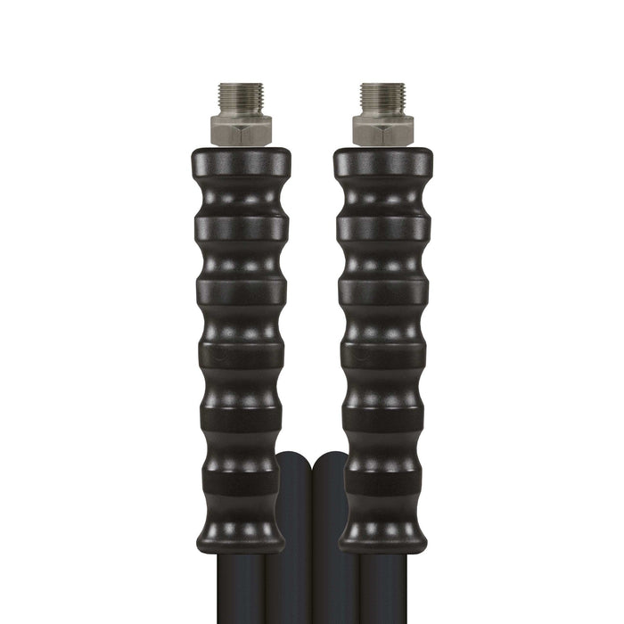 Schlauch 1SN-06 SW 10 M.AGR 3/8" + GKS Schwarz glatt