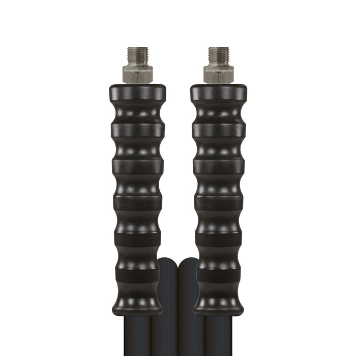 Schlauch 1SN-06 SW 10 M.DKR 3/8" + GKS Schwarz glatt