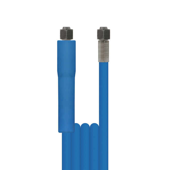 Schlauch 1SN-06 BL  3,5 M.DKOL 14 + 1 x GKS Blau Armaturen aus Edelstahl