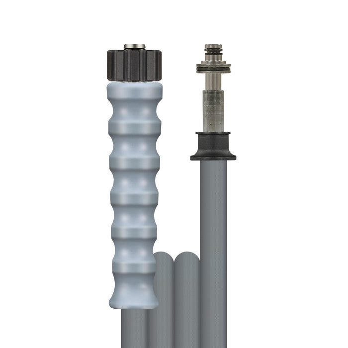Schlauch 1SN-06 Grau 10 M.Steckn.11 mm : DKO 22 + GKS Grau glatt