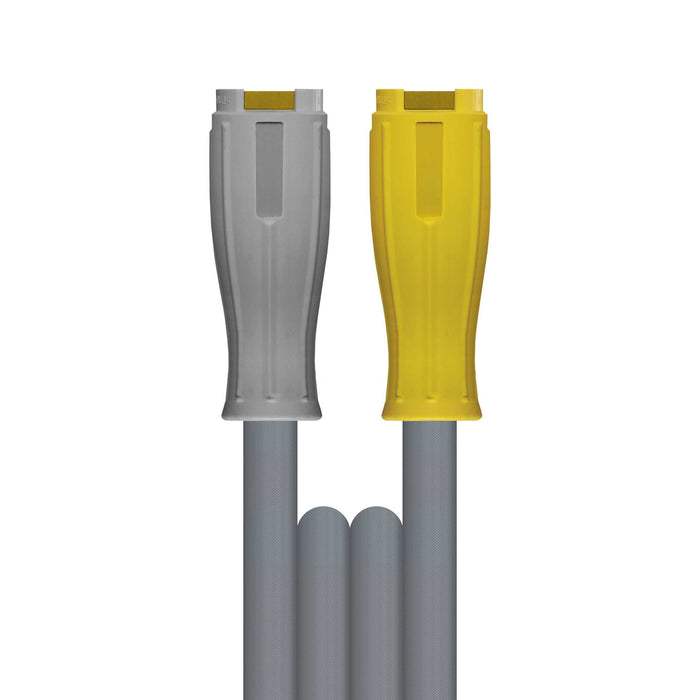 Schlauch 1SN-06 Grau 10 M. TR22 K-Lock Swivel : TR22 K-Lock Gelb/Grau  Grau an Gerät / Gelb an Pistole