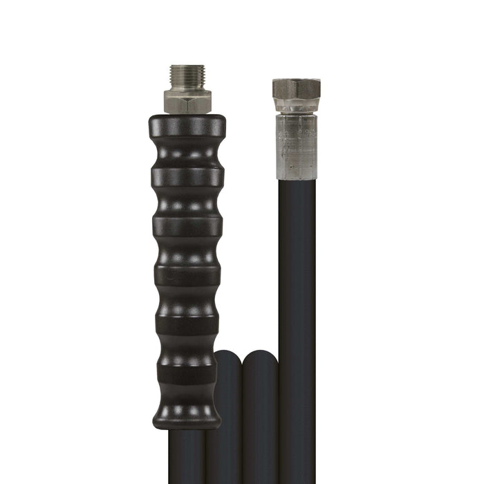 Schlauch 1SN-08 SW 10 M.DKR 3/8" : AGR 3/8" + 1 x GKS Schwarz