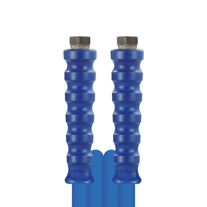 Schlauch 1SN-08 BL 20 M.DKR 3/8" + GKS Blau Armaturen aus VA
